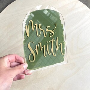 Teacher Gift, Custom Desk Name Plate, Teacher Desk Decor, Classroom Decor, Desk Accessory image 5