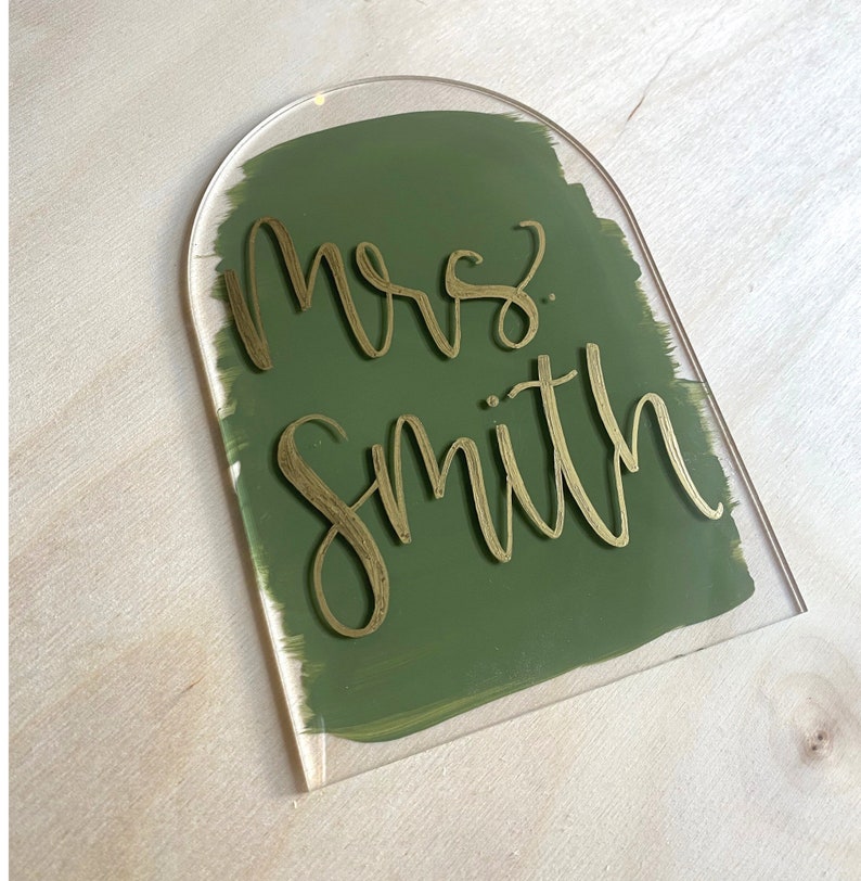 Teacher Gift, Custom Desk Name Plate, Teacher Desk Decor, Classroom Decor, Desk Accessory image 6