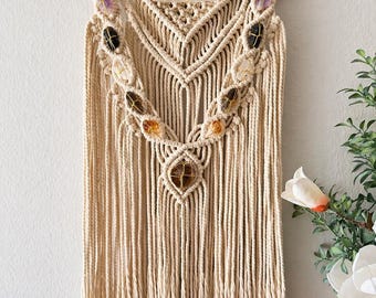 Macrame Wall Hanging for Insomnia and Relaxation