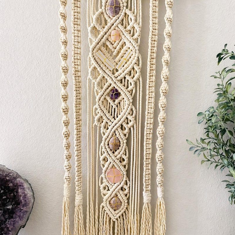 Crystal Guide.pdf Macrame With Rocks - Etsy