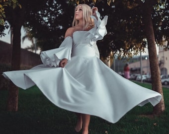 vestido blanco elaine