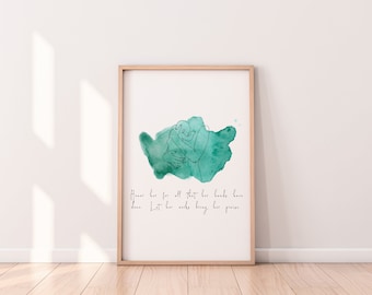 Mama Art | Geschenk für Mama | Aquarell Druck | Kinderzimmer Dekor | Abstrakte Kunst | Motherhood Art | Digitaler Download | Mutter und Baby | Mama Geschenk