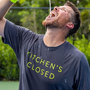 Men's Kitchen's Closed Pickleball Performance T-Shirt by Swinton image 2