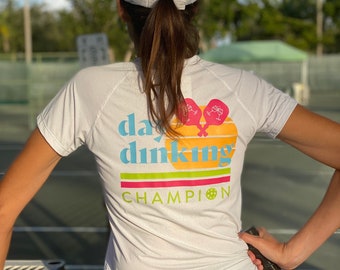 LUX Day Dinking Champion Pickleball Performance Tee Shirt