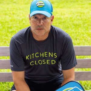 Men&#39;s Kitchen&#39;s Closed Pickleball Performance T-Shirt by Swinton
