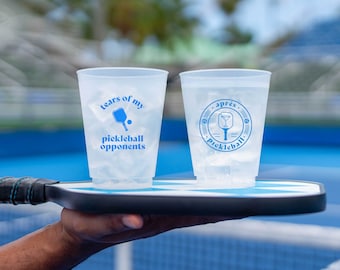 Pickleball Party Cups (for Dinks and Drinks) in a 10 Pack