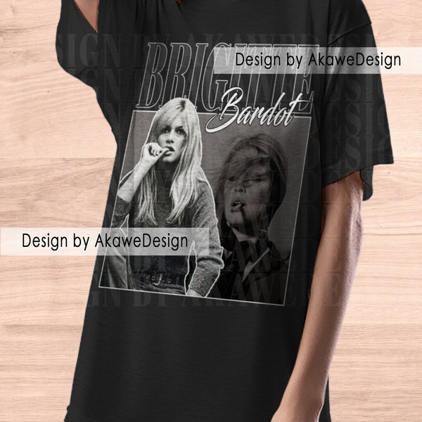 Brigitte Bardot Chemise Style Fans Cadeau Chemise Graphique Chemise Oversize Sweat AK780