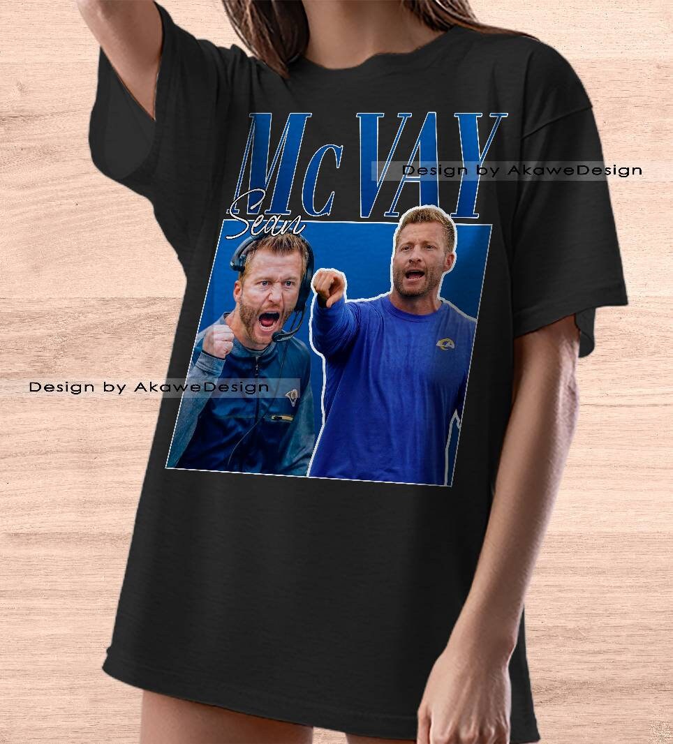 Discover Sean McVay Vintage 90s Oversize Shirt