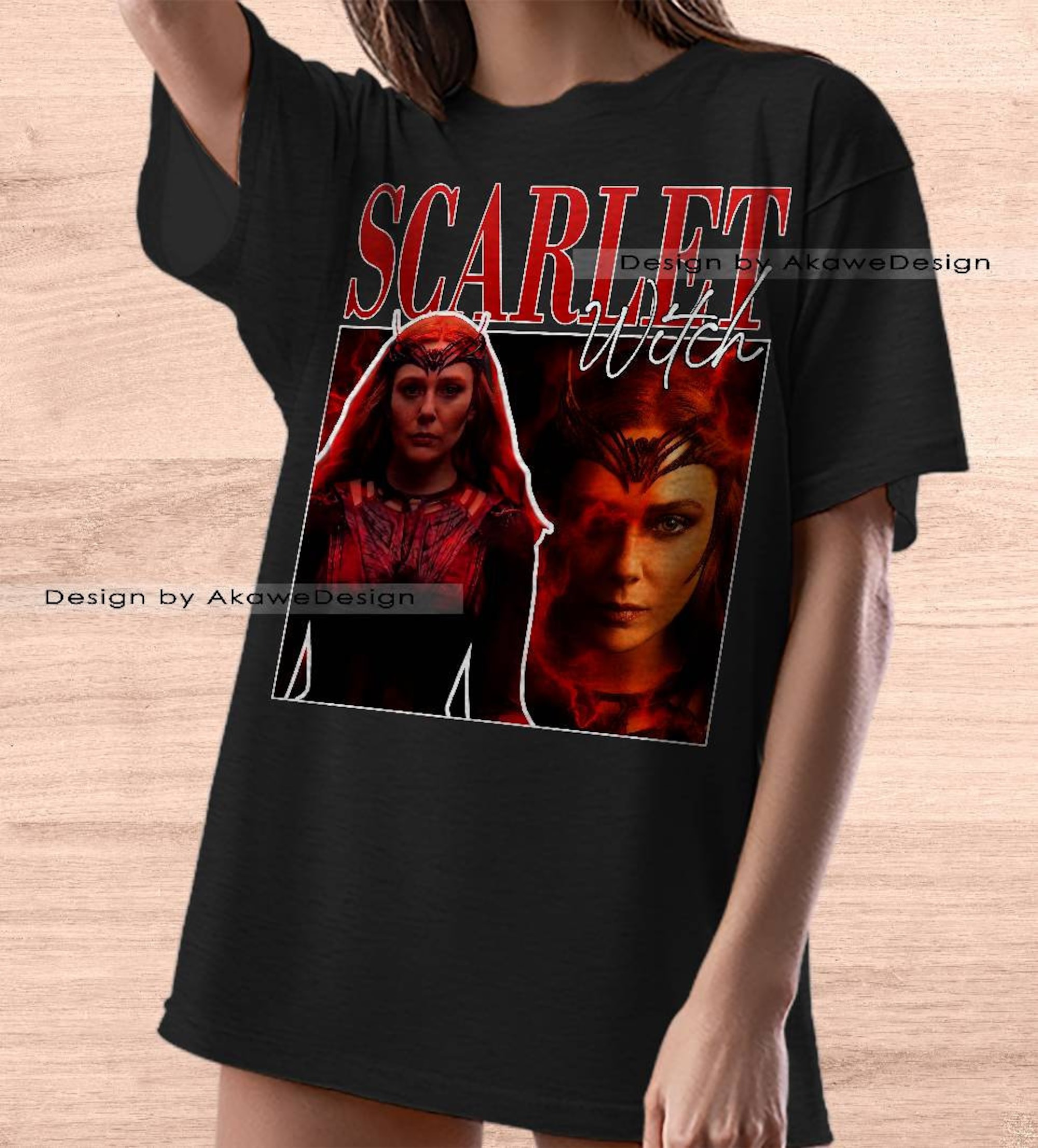 Discover Scarlet Witch Vintage 90er Hommage Retro T-Shirt