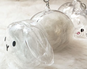 Rabbit Fur Container/Pendant Bag Charm/ Keychain