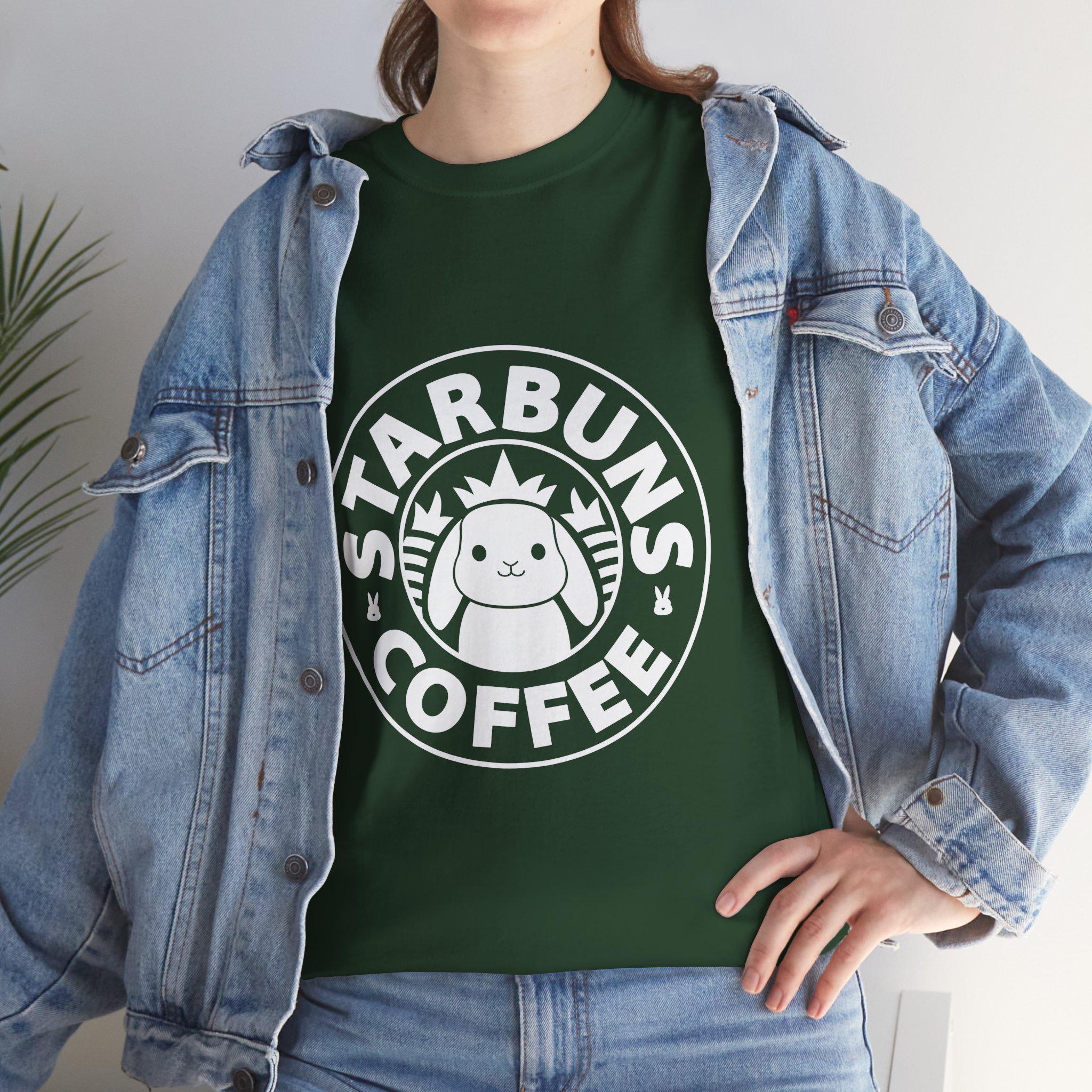 おもしろスターバンズコーヒーTシャツ / パロディスターバックスロゴT
