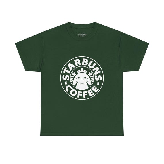 おもしろスターバンズコーヒーTシャツ / パロディスターバックスロゴT