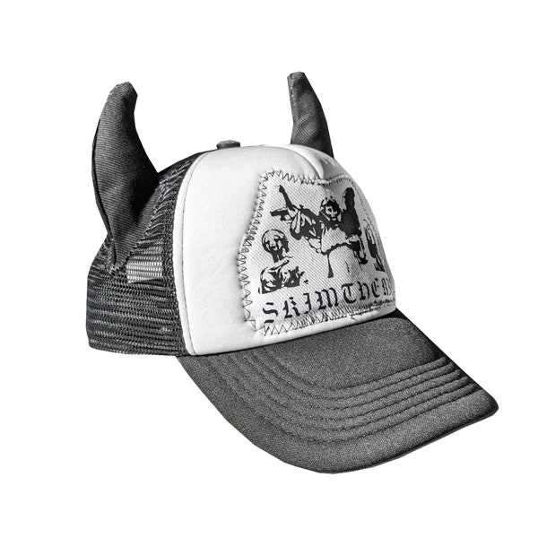Hat With Horns Etsy
