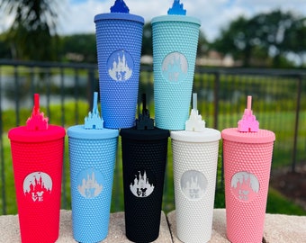 Inspired Disney Castle Magic 24oz Studded Cup.