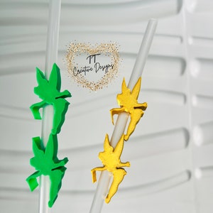 Tinkerbell / Minnie Straw Toppers/Straw Buddy/Straw Charm