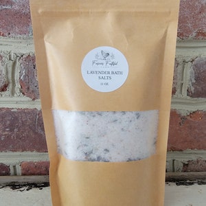 Lavender Bath Salts: Epsom & Himalayan Salt Soak