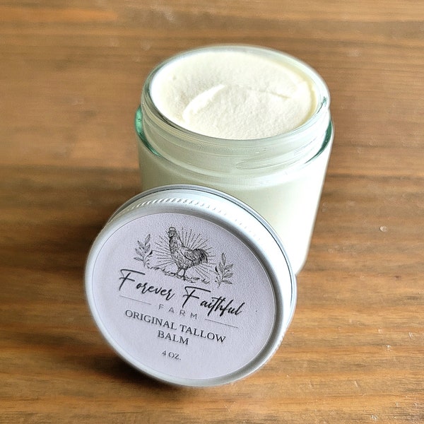 Grass-Fed Whipped Beef Tallow Balm | Organic Tallow Skincare | Tallow Face Cream