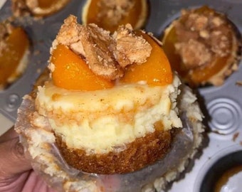 BEST RECIPE For Mini Peach Cobbler Cheesecakes Download.