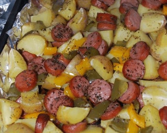BEST RECIPE For Smoked sausage and potato bake Download.