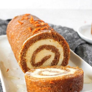 BEST RECIPE For Carrot Cake Roll with Cream Cheese Frosting Filling Download.