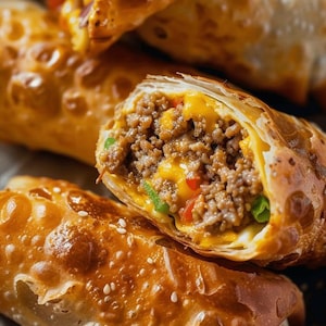 BEST RECIPE For Cheeseburger Egg Rolls Download.