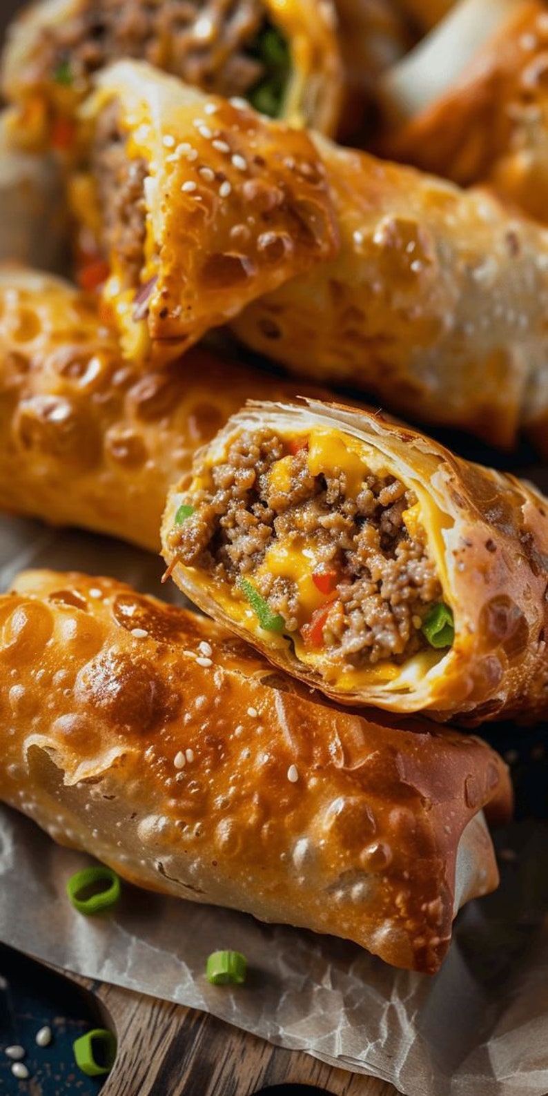 BEST RECIPE for Cheeseburger Egg Rolls Download. - Etsy Canada