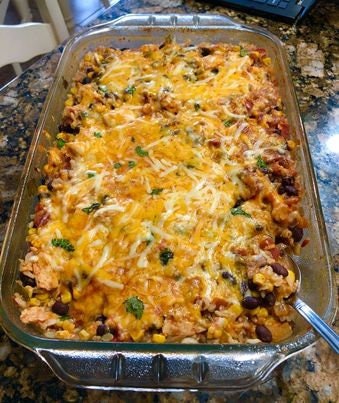 BESTES REZEPT für Southwest Chicken Casserole herunterladen.