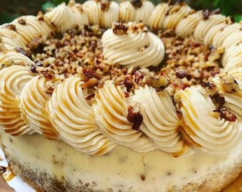 MEILLEURE RECETTE pour le meilleur cheesecake au beurre et aux pacanes