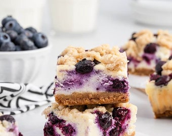 BEST RECIPE For Blueberry Crumble Cheesecake Bars Download.