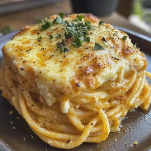 MIGLIORE RICETTA per la casseruola di spaghetti al formaggio cremoso al forno Scarica.