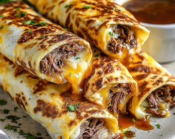 Descargar la mejor receta de rollitos de tortilla con salsa francesa