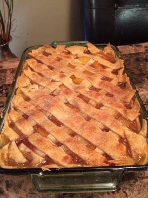 BEST RECIPE For Hot Peach Cobbler Right Out Of The Oven Download.