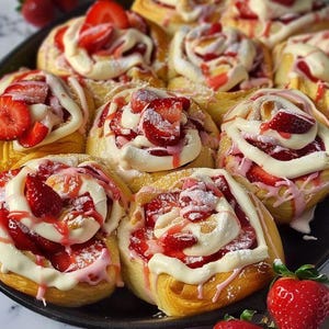 BESTE RECEPT voor zoete broodjes aardbeiencheesecake downloaden.