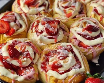 BEST RECIPE Für Erdbeer-Käsekuchen Sweet Rolls Download.