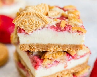 BEST RECIPE For Golden Oreo Strawberry Cheesecake Bars Download.