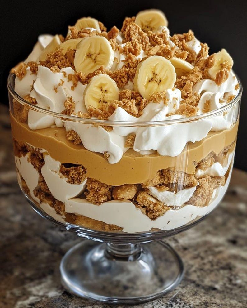 BEST RECIPE for Peanut Butter Banana Trifle Download. - Etsy