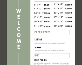Print Your Prints, Custom Printing Service, Fine Art Premium Quality, Mail Your Prints, Wall Art Home Decor, Museum Grade, Up To 16 x 20
