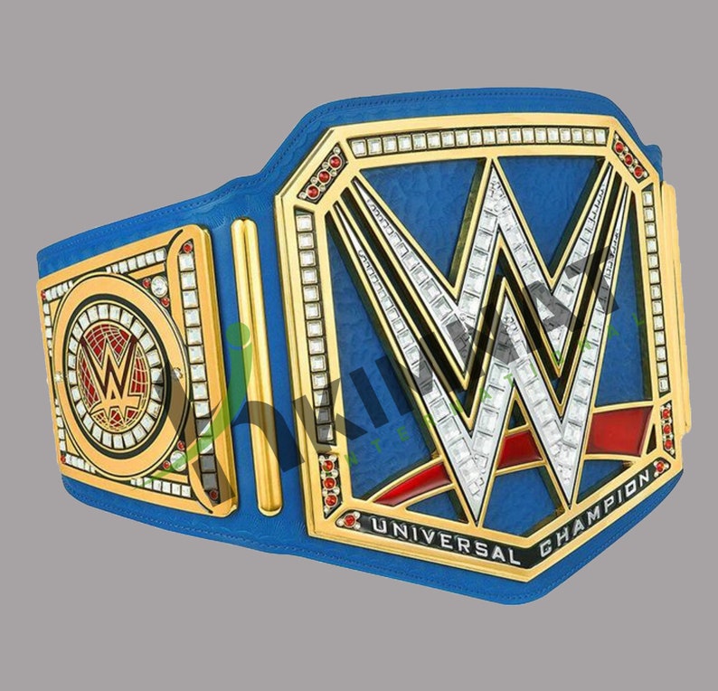 WWE Universal Champion Title Replica WWE Championship Blue Etsy