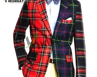 Veste kilt écossaise moderne en tartan - Veste kilt de mariage Highland