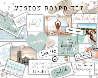 Printable Feng Shui Vision Board Template 11x14 -   Feng shui vision  board, Vision board template, Creative vision boards