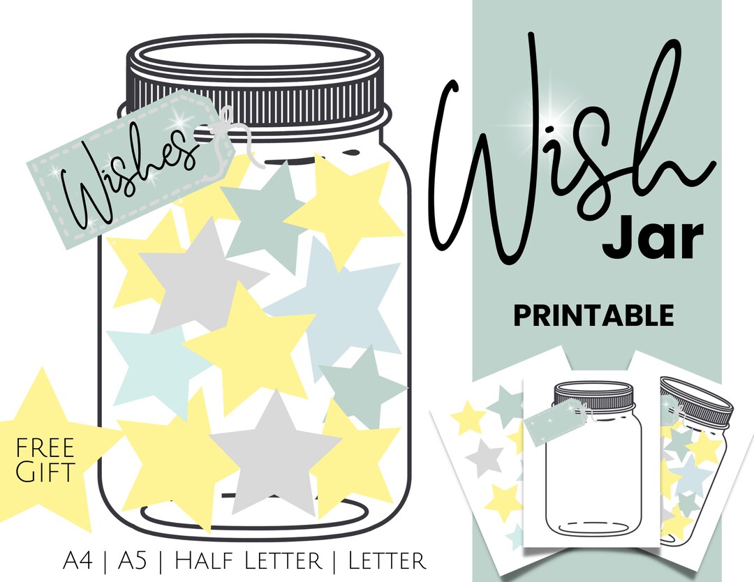 Make a Wish Kit Printable Wish Upon a Star Printable Activity - Etsy