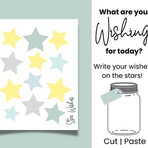 Make a Wish Kit Printable, Wish Upon a Star Printable Activity for All ...