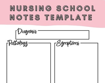 Modello di appunti per la scuola infermieristica, appunti di medicina e chirurgia
