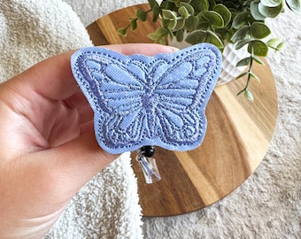 Butterfly Sparkle Badge Reel | Nurse, Teacher Badge Holder