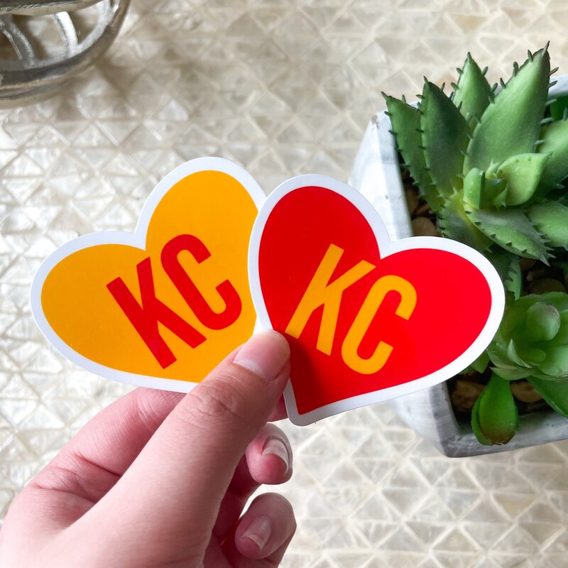 Gold Heart Stickers - Etsy