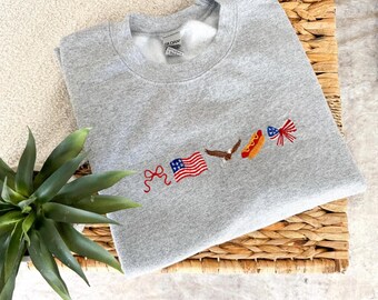 4th of July Crewneck, USA Independence Day | America Custom Sweatshirt