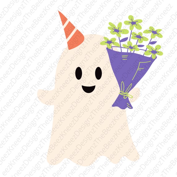 Cute Ghost Cartoon Flower Bouquet Halloween Sticker Trick or - Etsy Cute Ghost Cartoon Flower Bouquet Halloween Sticker Trick or - Etsy