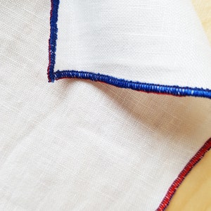 3 LINEN HANDKERCHIEFS