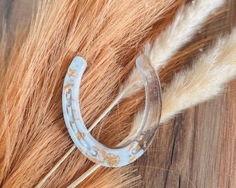 Custom Horse Shoe Horse Hair Memorial
