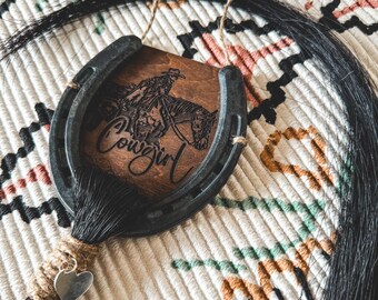 Personalized Horse Memorial Horseshoe – Custom Engraved Equine Keepsake